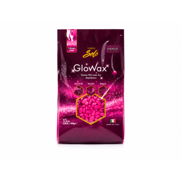 Плёночный воск ItalWax Solo Glowax «Cherry Pink», 400 г Плёночный воск ItalWax Solo Glowax «Cherry Pink», 400 г