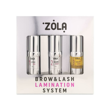 Набор для ламинирования бровей и ресниц ZOLA Silver Brow & Lash Lamination System Набор для ламинирования бровей и ресниц ZOLA Silver Brow & Lash Lamination System