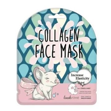 Тканевая маска для лица с коллагеном LookAtMe Collagen Face Mask