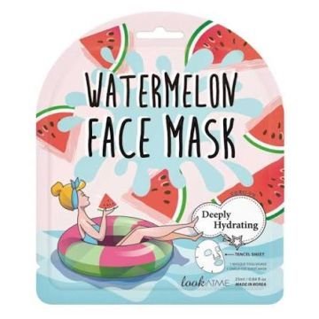 Тканевая маска для лица с экстрактом арбуза LookAtMe Watermelon Face Mask