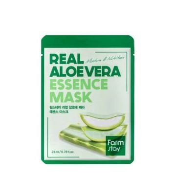 Тканевая маска для лица с экстрактом алоэ вера FarmStay Real Aloe Vera Essence Mask