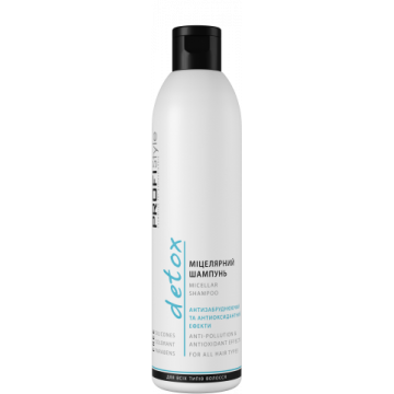 МИЦЕЛЛЯРНЫЙ ШАМПУНЬ АНТИЗАГРЯЗНЯЮЩИЙ И АНТИОКСИДАНТНЫЙ ЭФФЕКТЫ DETOX