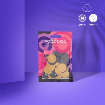 Сменные файлы для педикюрного диска Staleks Pro M, 100 грит (50 шт)