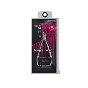Кусачки профессиональные для кожи STALEKS EXPERT 10 9 mm