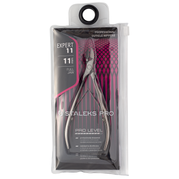 Кусачки профессиональные для кожи STALEKS EXPERT 11 11 mm