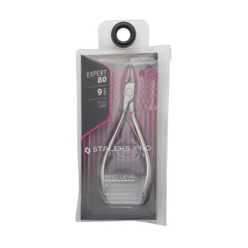 Кусачки профессиональные для кожи STALEKS EXPERT 80 9 mm Кусачки профессиональные для кожи STALEKS EXPERT 80 9 mm