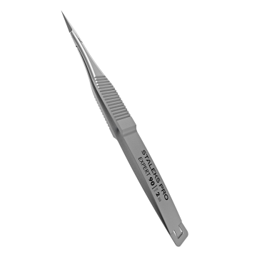 Твизеры Staleks PRO EXPERT SE-90/2 — профессиональный мини-инструмент для бровистов, lash- и косметологов с ручной заточкой