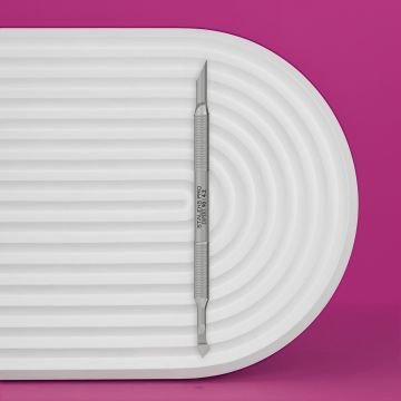 Лопатка для маникюра пушер копытце и лопасть STALEKS EXPERT 90 TYPE 4.2