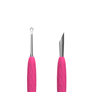 Пушер кольцо лопатка для маникюра STALEKS UNIQ 11 TYPE 2 с силиконовой ручкой Пушер кольцо лопатка для маникюра STALEKS UNIQ 11 TYPE 2 с силиконовой ручкой