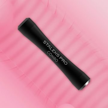 Ручка лопатки черная Staleks Combo UNIQ 10b для сменных рабочих частей Ручка лопатки черная Staleks Combo UNIQ 10b для сменных рабочих частей